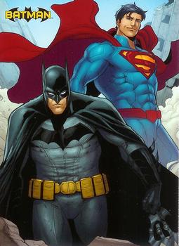 2013 Cryptozoic DC Comics Batman: The Legend #62 Batman & Superman Front