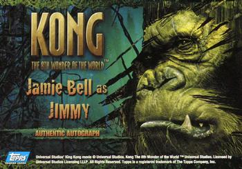 2005 Topps King Kong - Autographs #NNO Jamie Bell Back