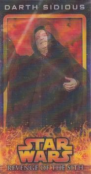 2005 Topps Revenge of the Sith Widevision - Flix-Pix Lenticular Motion #4 Darth Sidious Front
