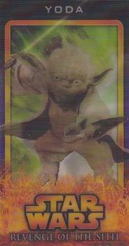 2005 Topps Revenge of the Sith Widevision - Flix-Pix Lenticular Motion #5 Yoda Front