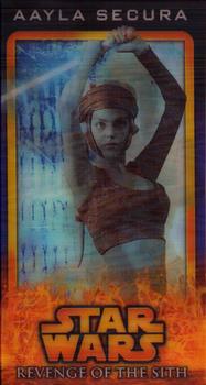 2005 Topps Revenge of the Sith Widevision - Flix-Pix Lenticular Motion #9 Aayla Secura Front