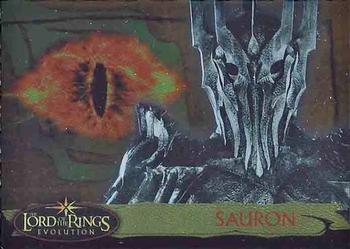 2006 Topps Lord of the Rings Evolution - Evolution A #18A Sauron Front