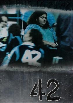 2005 Inkworks Lost Season One - Numbers Die Cut #42 Hurley: ...Stop! What are you doing?! Why'd Front