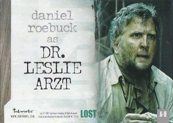 2005 Inkworks Lost Season One - Autographs #A-9 Daniel Roebuck Back