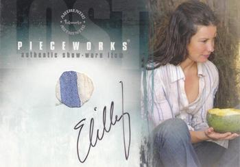 2005 Inkworks Lost Season One - Autographed Pieceworks #PWA-1 Evangeline Lilly Front