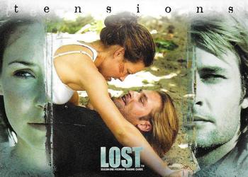 2005 Inkworks Lost Season One - Tensions Box-Loaders #BL-3 Sawyer & Kate Front
