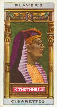 1912 Player's Egyptian Kings & Queens and Classical Deities #12 Thutmos III Front