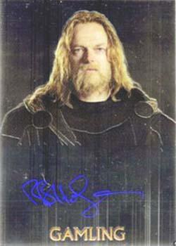 2004 Topps Chrome The Lord of the Rings Trilogy - Autographs #NNO Bruce Hopkins Front