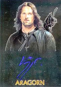 2004 Topps Chrome The Lord of the Rings Trilogy - Autographs #NNO Viggo Mortensen Front