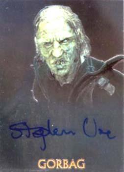 2004 Topps Chrome The Lord of the Rings Trilogy - Autographs #NNO Stephen Ure Front