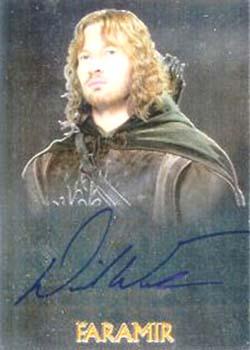 2004 Topps Chrome The Lord of the Rings Trilogy - Autographs #NNO David Wenham Front