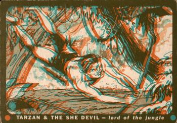 1953 Topps Tarzan & the She Devil (R714-21) #1 Lord of the Jungle Front