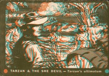 1953 Topps Tarzan & the She Devil (R714-21) #24 Tarzan's Ultimatum Front
