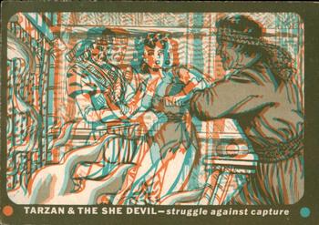 1953 Topps Tarzan & the She Devil (R714-21) #28 Struggle against Capture Front