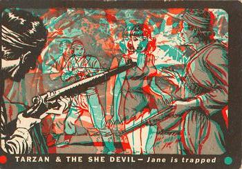 1953 Topps Tarzan & the She Devil (R714-21) #46 Jane Is Trapped Front