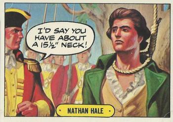 1976 Topps Hysterical History #60 Nathan Hale Front