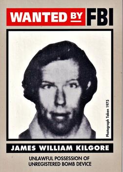 1993 Federal Wanted By FBI #16 James William Kilgore Front