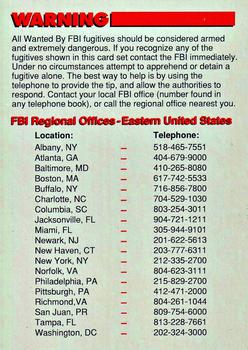 1993 Federal Wanted By FBI #97 FBI Regional Offices - Eastern U.S Front