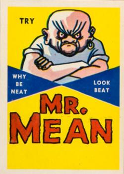 1960 Leaf Foney Ads #3 Mr. Mean Front