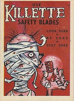1960 Leaf Foney Ads #62 Killete Safety Blades Front
