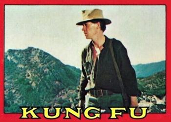 1973 Topps Kung Fu #29 Standing on rocky outcrop Front