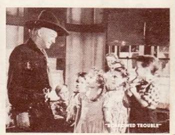 1950 Topps Hopalong Cassidy #34 Hoppy Teaches Front