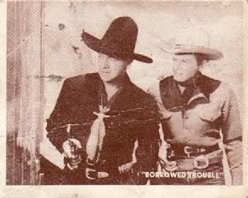 1950 Topps Hopalong Cassidy #38 Silent Danger Front