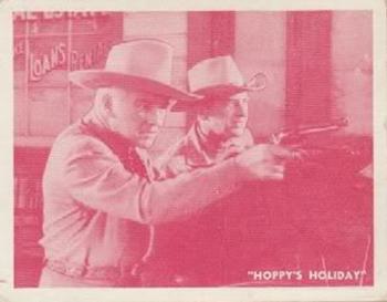 1950 Topps Hopalong Cassidy #55 Blazing Guns Front