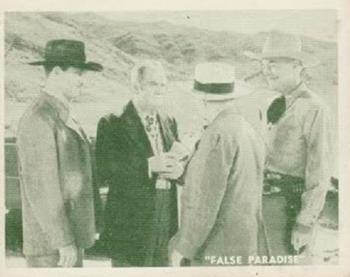 1950 Topps Hopalong Cassidy #94 Payment at Gun Point Front