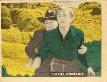 1950 Topps Hopalong Cassidy #204 Fight for Life Front