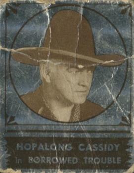 1950 Topps Hopalong Cassidy - Foil #NNO Hopalong Cassidy in Borrowed Trouble Front