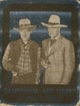 1950 Topps Hopalong Cassidy - Foil #NNO California and Hoppy in Fool's Gold Front