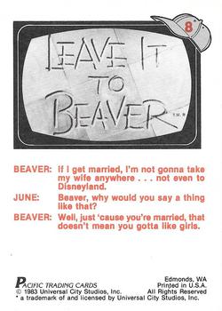 1983 Pacific Leave It To Beaver #8 A Valentine for Mom Back