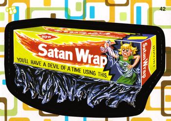 2008 Topps Wacky Pack Flashback Series 2 #42 Satan Wrap Front