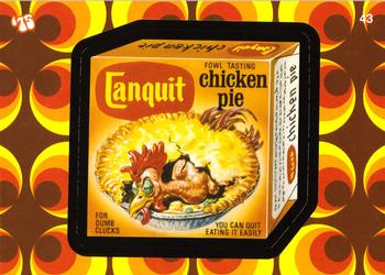 2008 Topps Wacky Pack Flashback Series 2 #43 Canquit Chicken Pie Front
