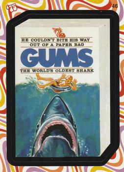 2008 Topps Wacky Pack Flashback Series 2 #46 Gums The World's Oldest Shark Front