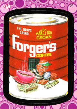 2008 Topps Wacky Pack Flashback Series 2 #54 Forger's Coffee Front