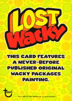 2008 Topps Wacky Pack Flashback Series 2 #64 Bad Taste Beaver Back
