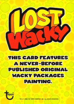 2008 Topps Wacky Pack Flashback Series 2 #66 Cranked Out! Back