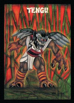 1991 Topps Monster in My Pocket (US Edition) - Hobby Version (No Card Numbers) #NNO Tengu Front