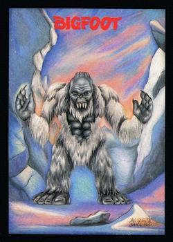 1991 Topps Monster in My Pocket (US Edition) - Hobby Version (No Card Numbers) #NNO Bigfoot Front