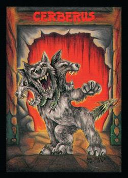 1991 Topps Monster in My Pocket (US Edition) - Hobby Version (No Card Numbers) #NNO Cerberus Front