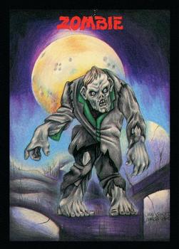 1991 Topps Monster in My Pocket (US Edition) - Hobby Version (No Card Numbers) #NNO Zombie Front