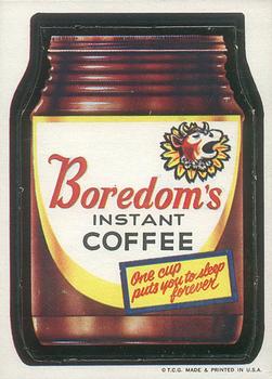 1967-68 Topps Wacky Packages Die Cut Series #1 Boredom's Front