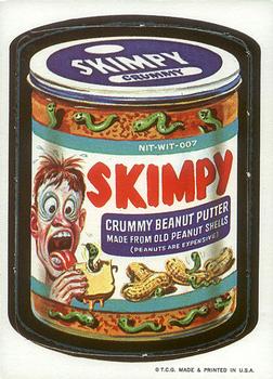 1967-68 Topps Wacky Packages Die Cut Series #15 Skimpy Front