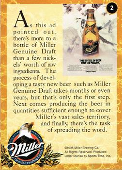 1995 Miller Brewing #2 As this ad pointed out, there's more... Back