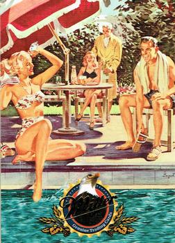 1995 Miller Brewing #3 This poolside scene is a classic ad... Front