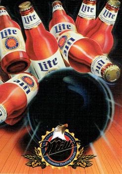 1995 Miller Brewing #9 A bowler knows he can't be at his best... Front