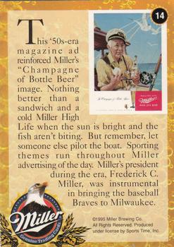 1995 Miller Brewing #14 This '50s-era magazine ad reinforced... Back