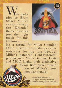 1995 Miller Brewing #48 With apologies to Bram Stoker, Miller'... Back
